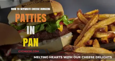 Mastering the Art of Separating Cheeseburger Patties in a Pan