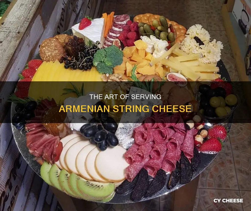 how to serve armenian string cheese