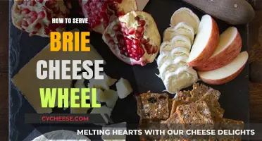 The Art of Serving Brie Cheese Wheel