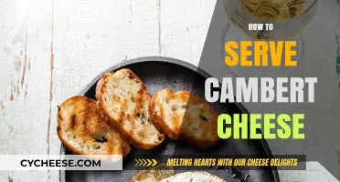 The Art of Serving Camembert Cheese