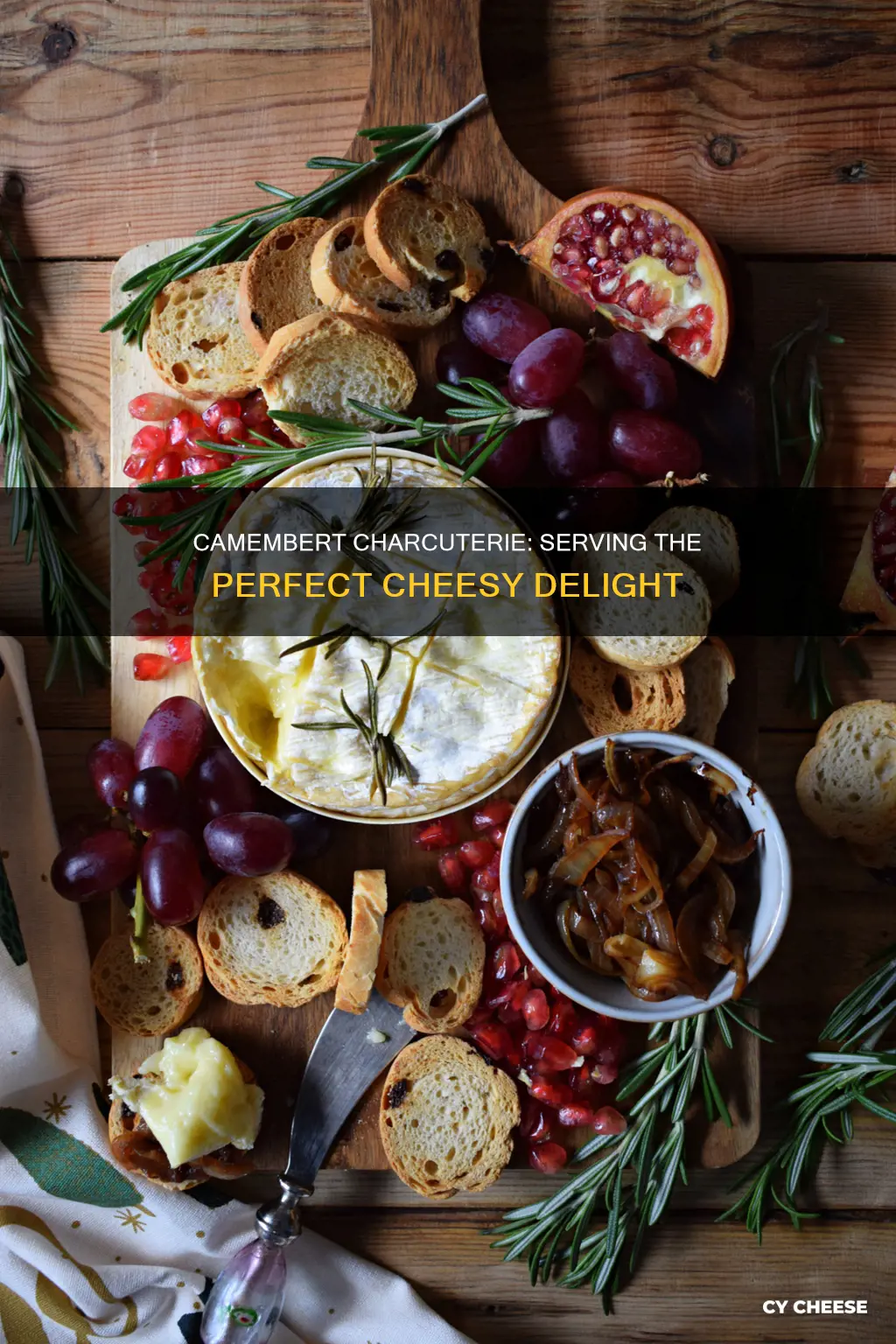 how to serve camembert cheese on a charcuterie board