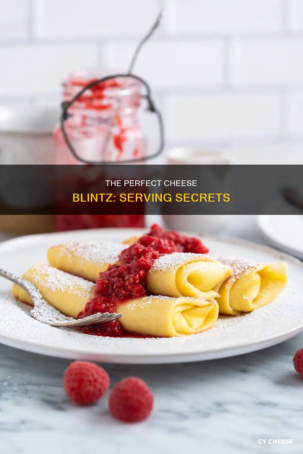how to serve cheese blintz
