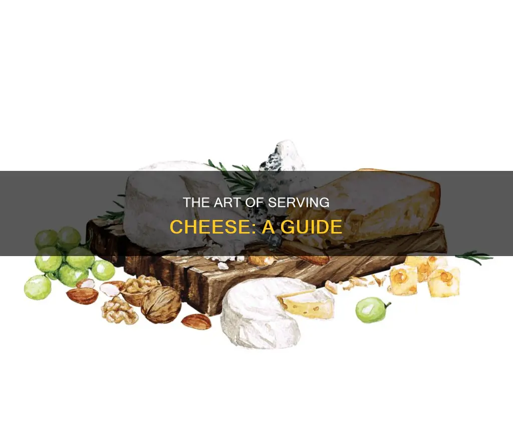 how to serve cheese course