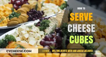Cheese Cubes: The Art of Serving