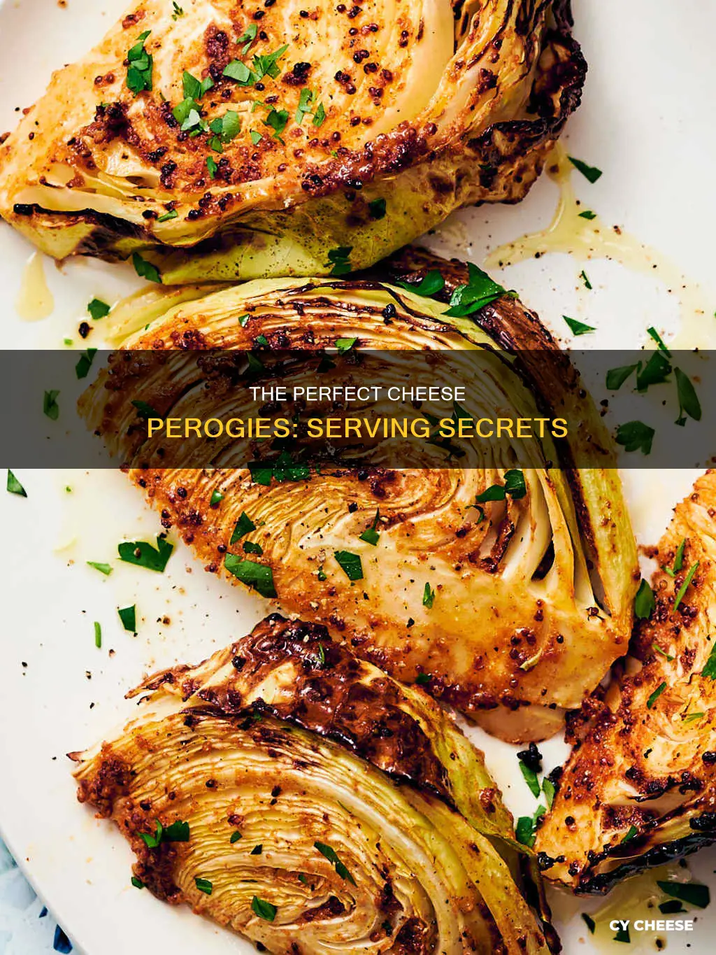 how to serve cheese perogies