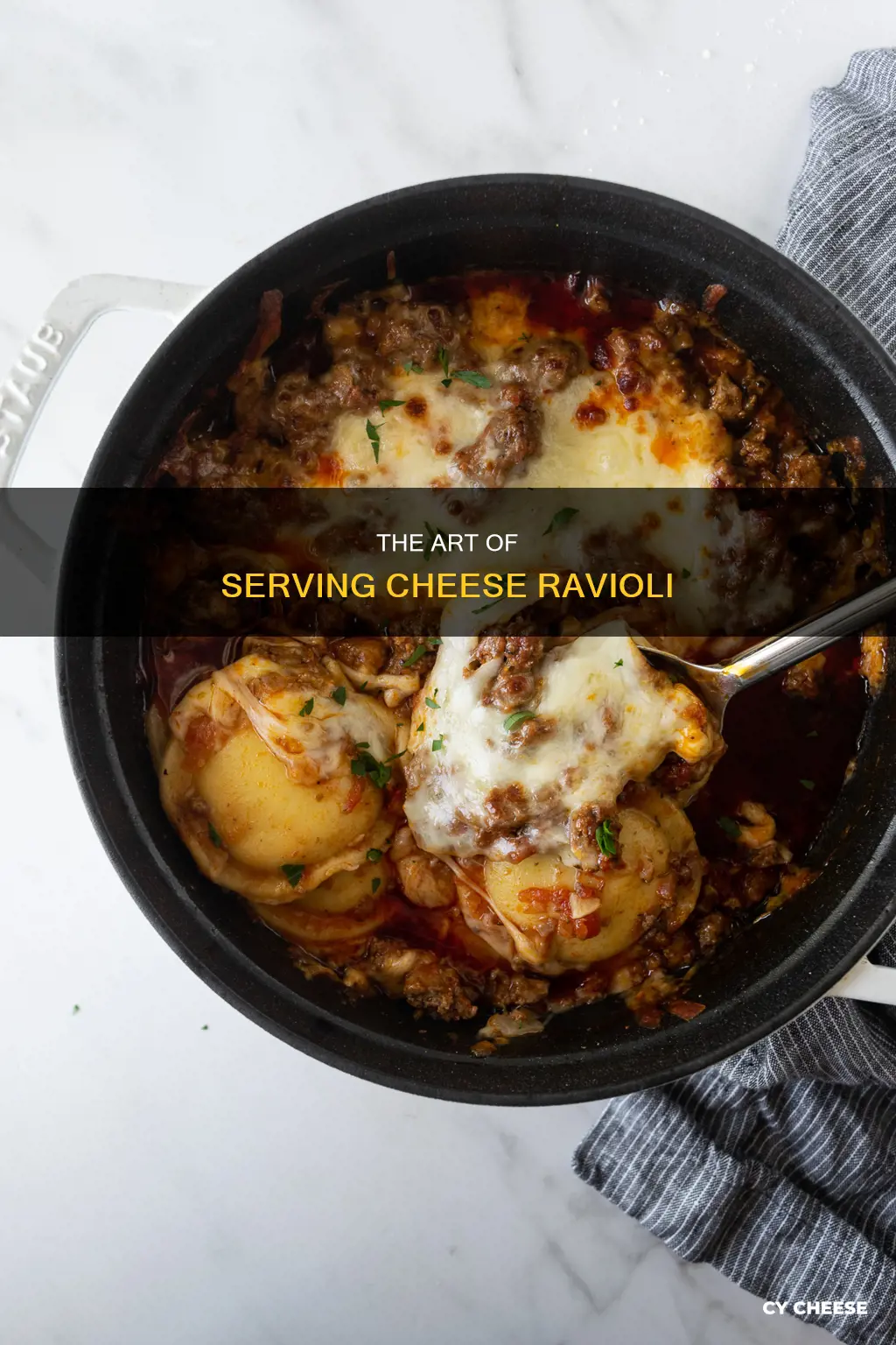how to serve cheese ravioli