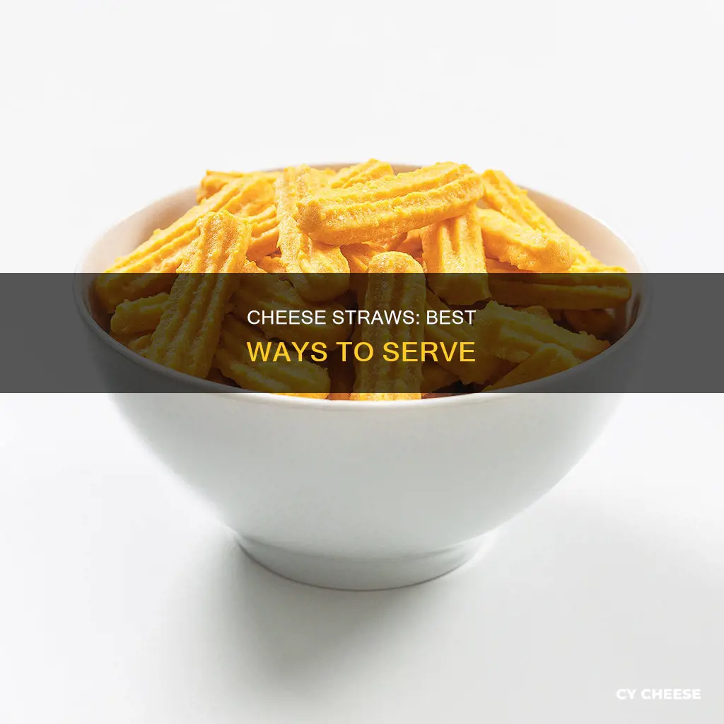 how to serve cheese straws