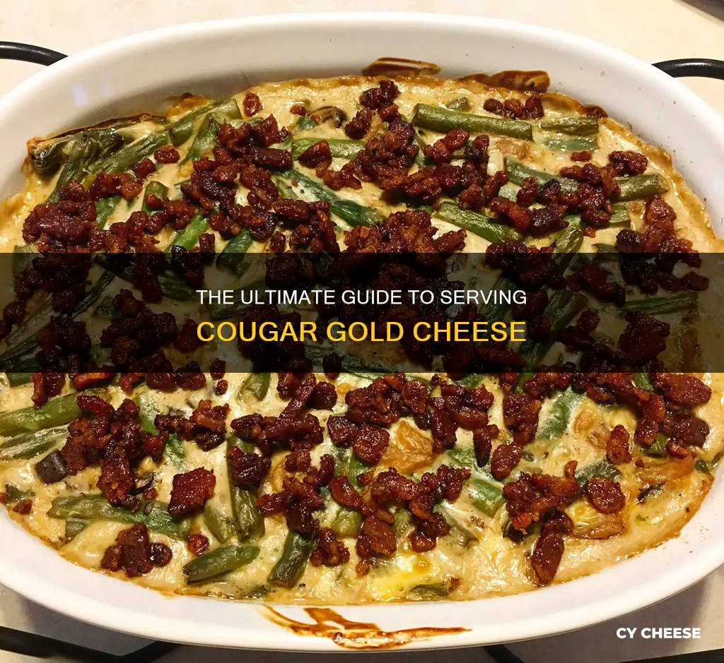 how to serve cougar gold cheese