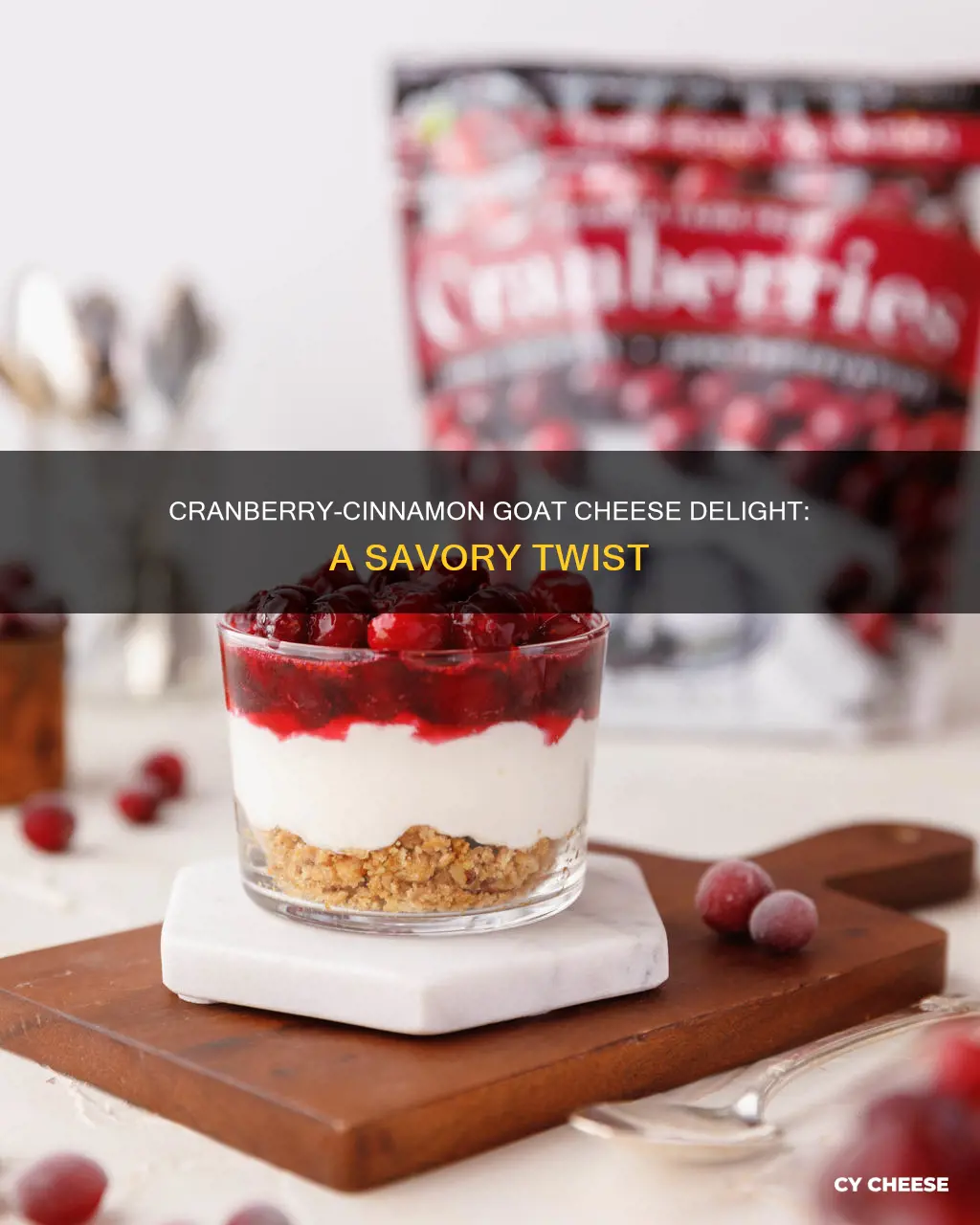 how to serve cranberry cinnamon goat cheese