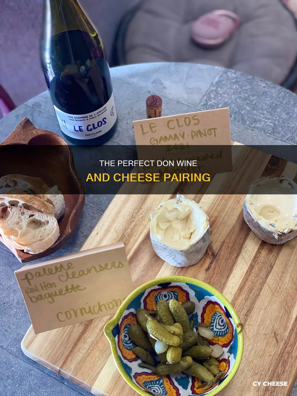 how to serve don wine cheese