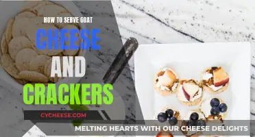 Delightful Snack: Goat Cheese & Cracker Bliss