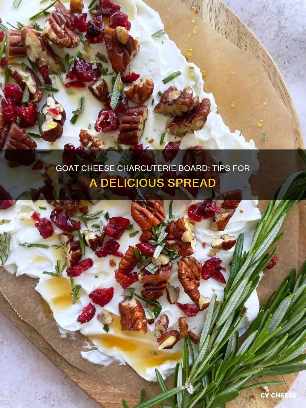 how to serve goat cheese on a charcuterie board