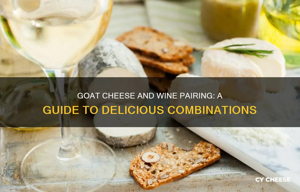 how to serve goat cheese with wine