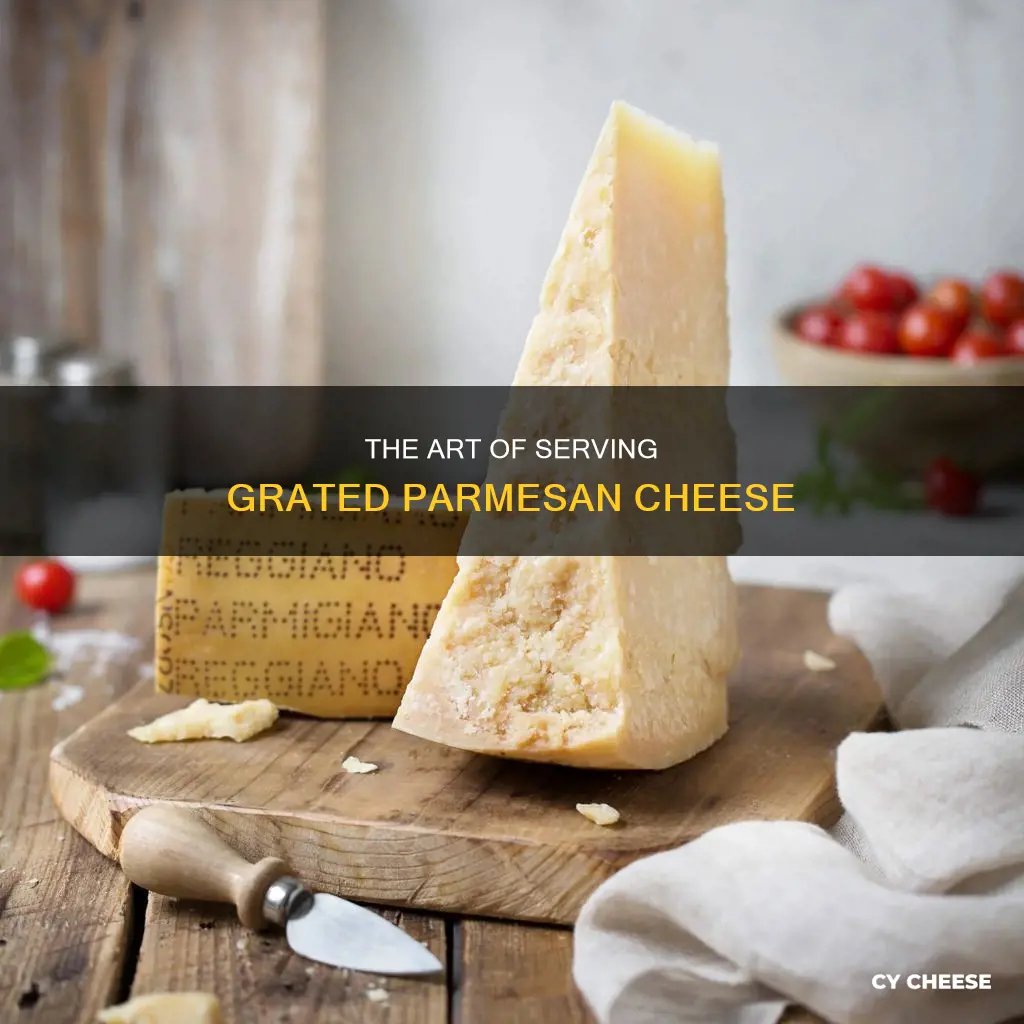 how to serve grated parmesan cheese