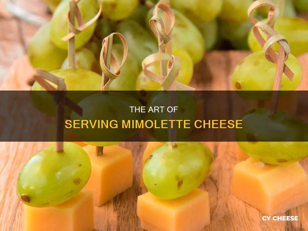 how to serve mimolette cheese