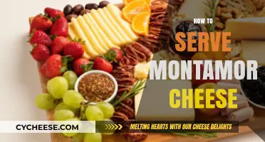 The Art of Serving Montamore Cheese