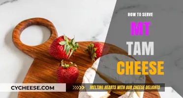 The Art of Serving Mt Tam Cheese