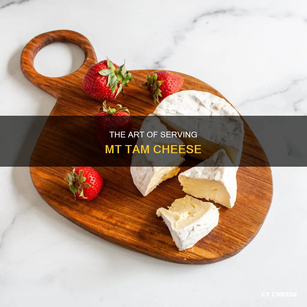 how to serve mt tam cheese