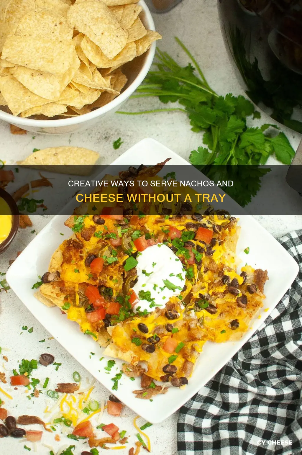 how to serve nachos and cheese without a tray