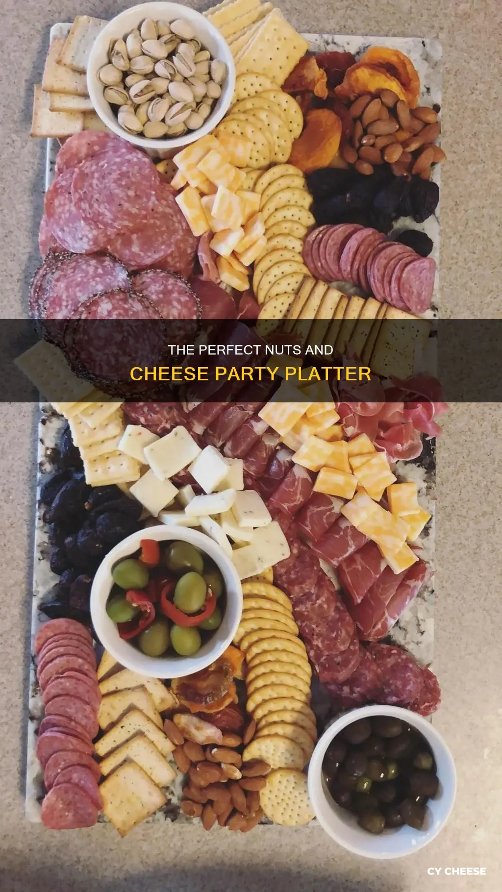how to serve nuts cheese party