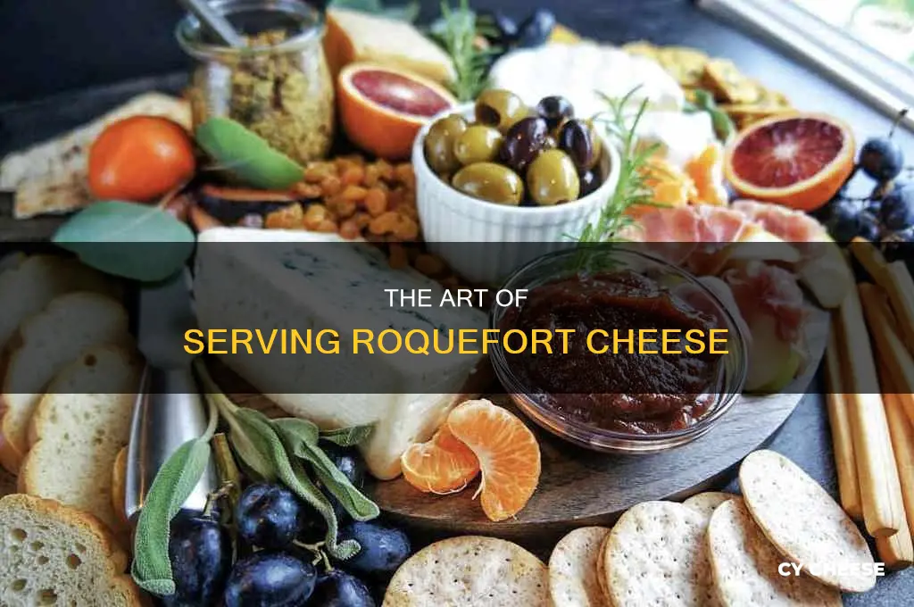 how to serve roquefort cheese