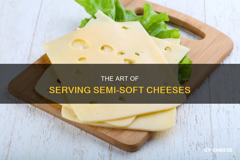 how to serve semi soft cheese