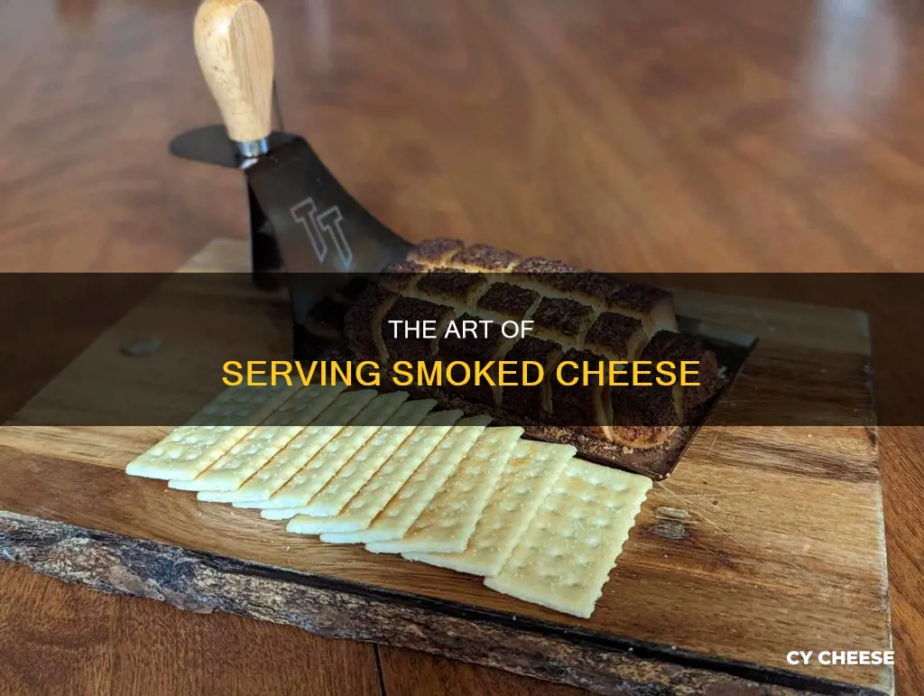 how to serve smoked cheese