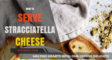 The Art of Serving Stracciatella Cheese