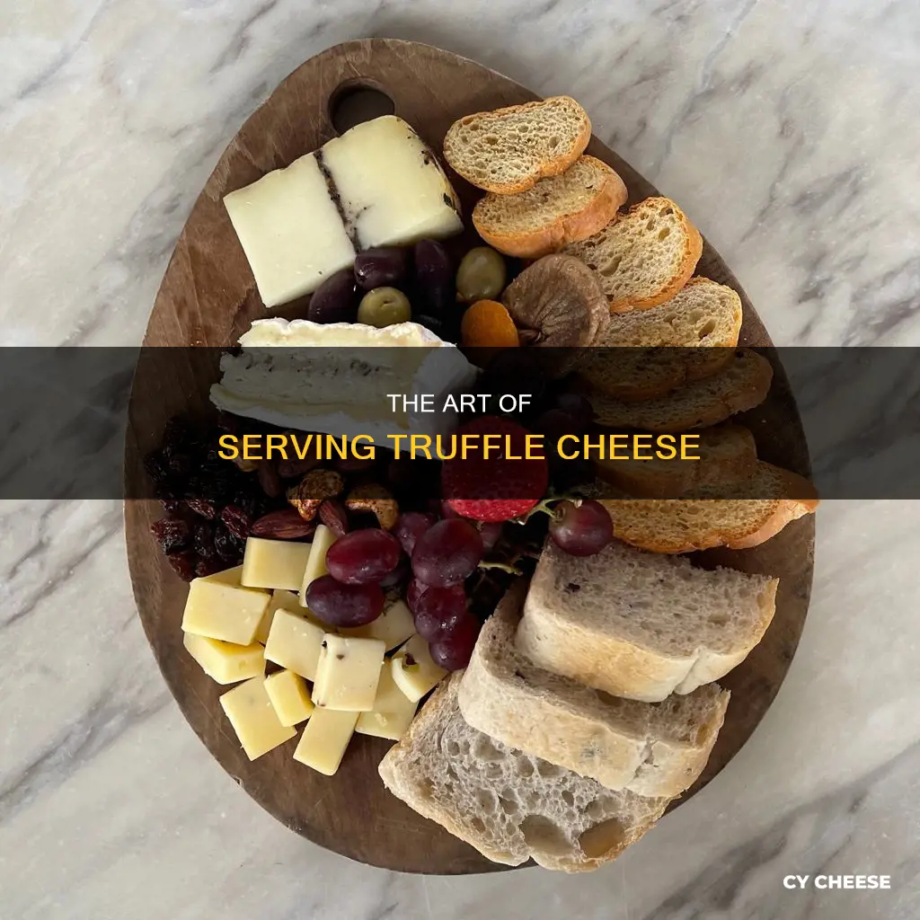 how to serve truffle cheese