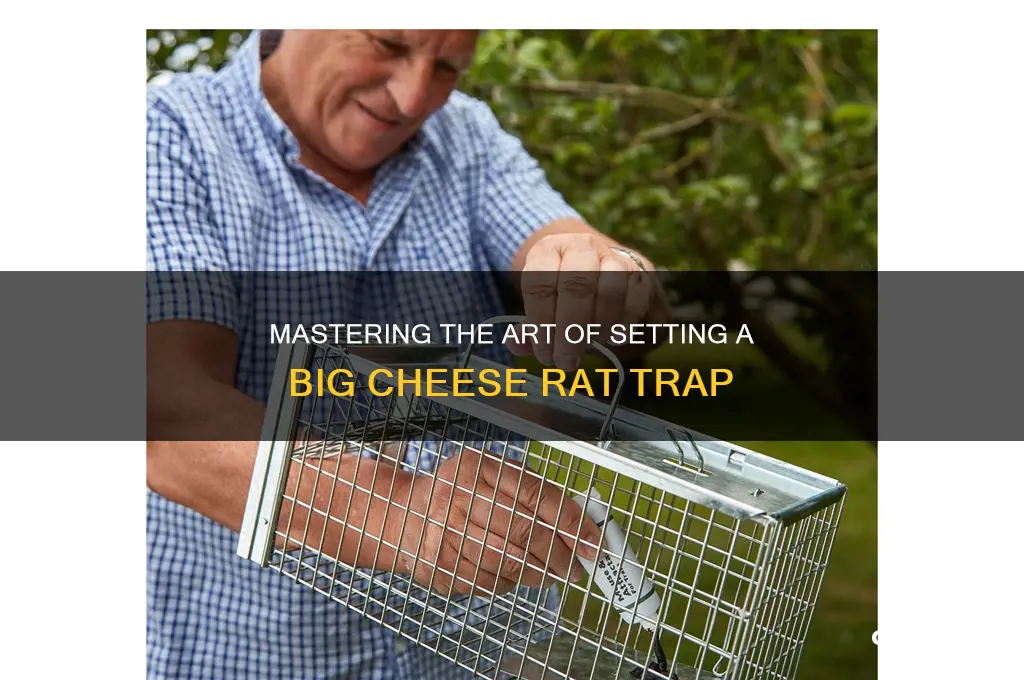 how to set a big cheese rat trap