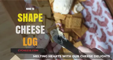 Mastering the Art of Shaping Cheese Logs: Tips and Techniques