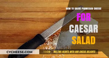 Shaving Parmesan Cheese: The Perfect Caesar Salad Topping