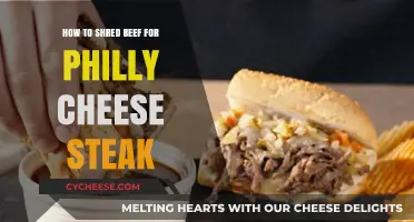 Perfectly Shredded Beef: Mastering the Philly Cheesesteak Technique
