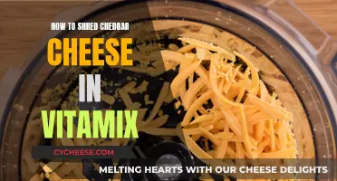 Shredding Cheddar Cheese: Using Your Vitamix Efficiently