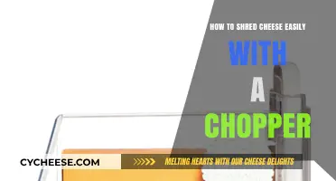 Effortless Cheese Shredding: Master the Chopper Technique in Minutes
