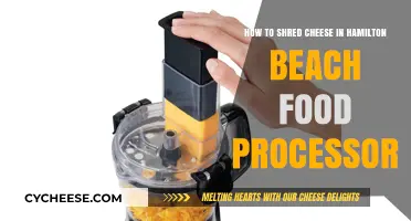 Effortlessly Shred Cheese with Your Hamilton Beach Food Processor: A Guide