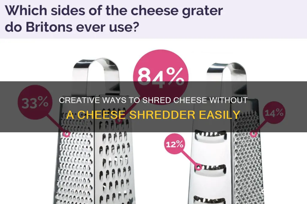 how to shred cheese without a cheese shredder