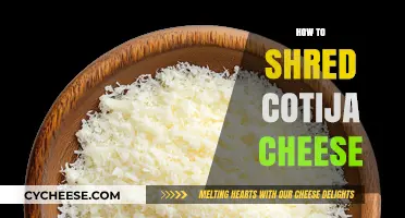 Mastering the Art of Shredding Cotija Cheese: Tips and Tricks