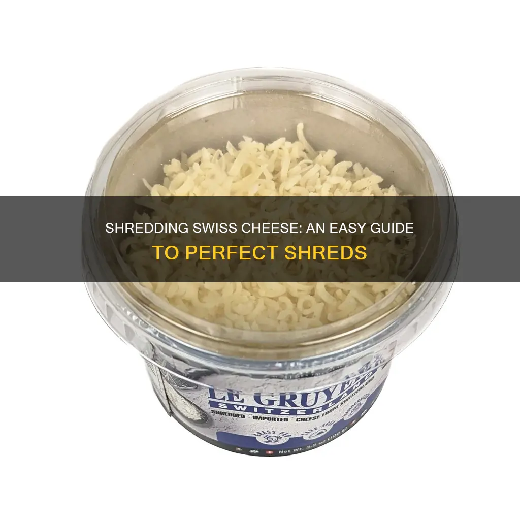 how to shred sliced swiss cheese
