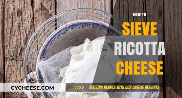 Mastering Ricotta Cheese: Simple Sieve Techniques for Creamy Perfection