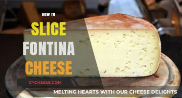 Mastering the Art of Slicing Fontina Cheese: Tips and Techniques