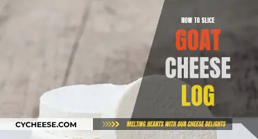 Slicing Soft Goat Cheese: A Simple Guide