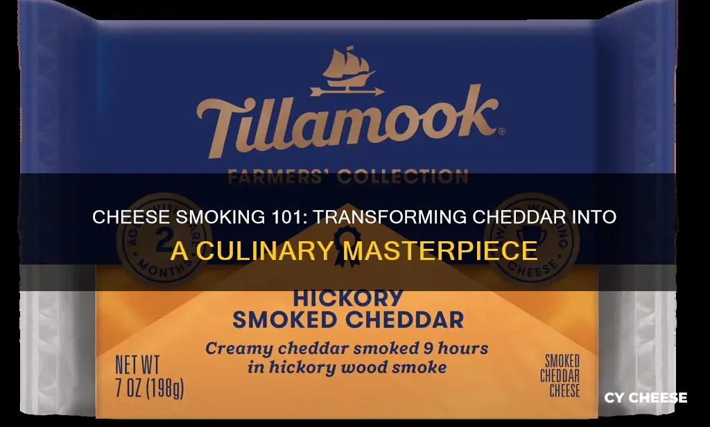 how to smoke a block of cheddar cheese