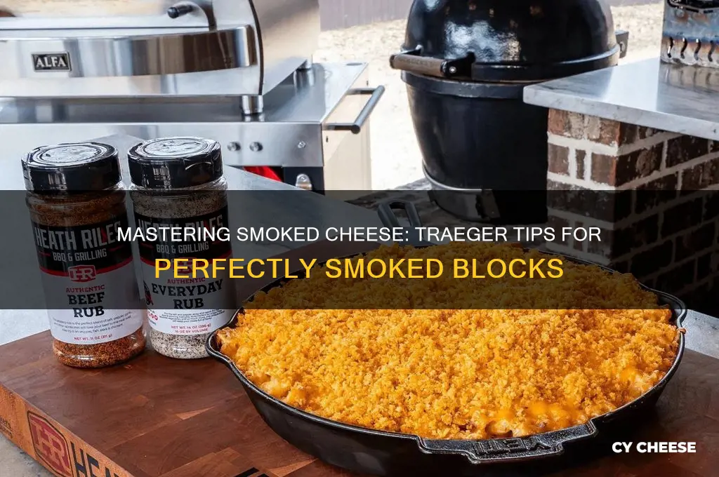 how to smoke a block of cheese in the traeger