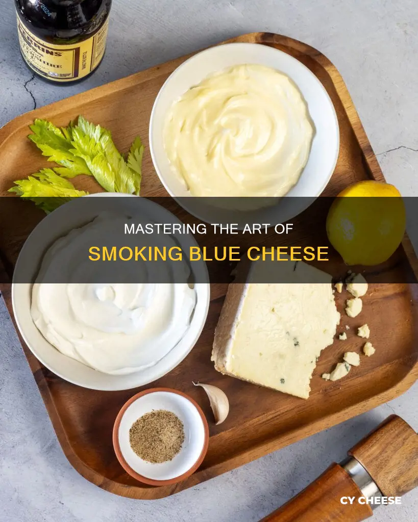 how to smoke blue cheese