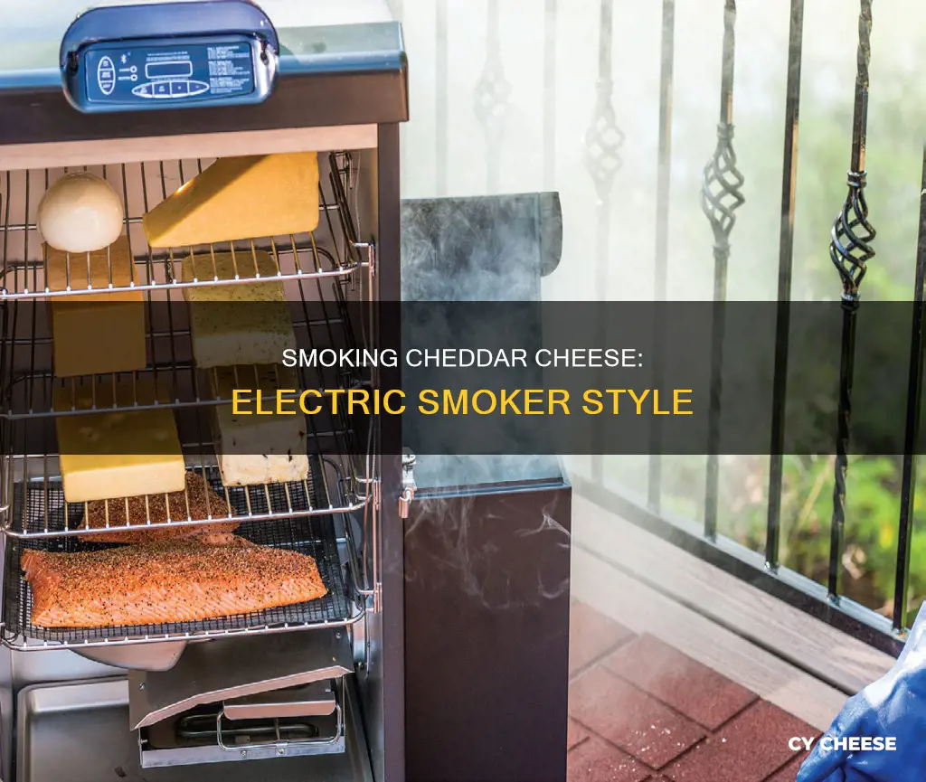 how to smoke cheddar cheese in an electric smoker