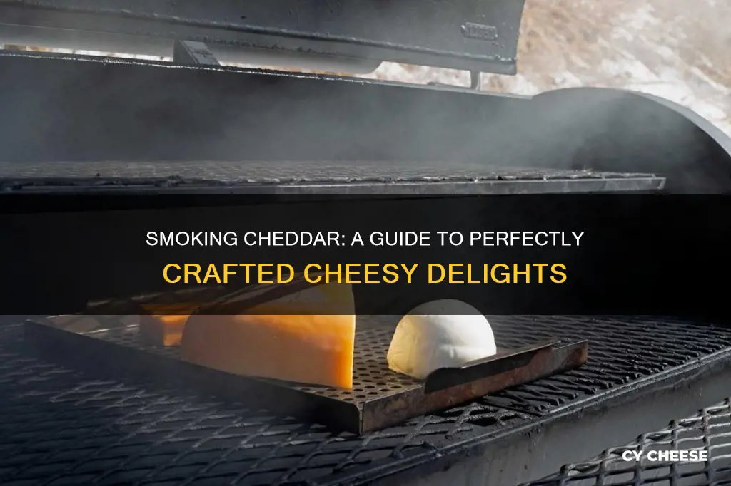 how to smoke chedder cheese