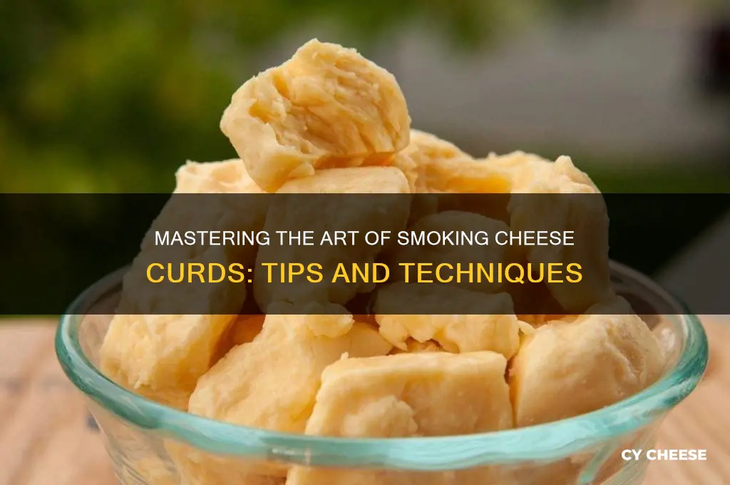 how to smoke cheese curds