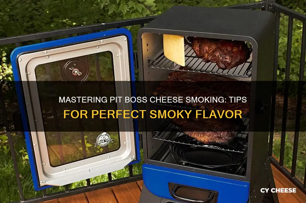 how to smoke cheese on a pit boss