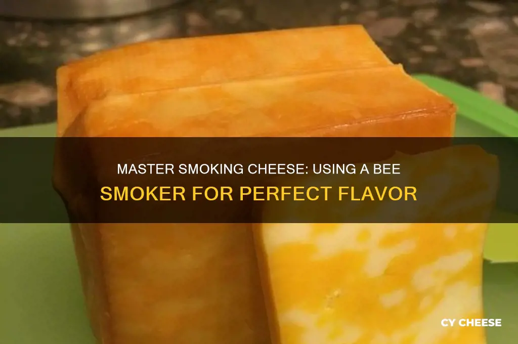 how to smoke cheese with a bee smoker